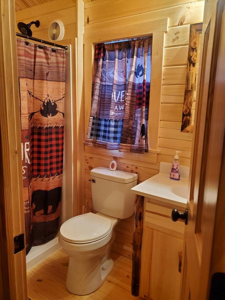 Cozy Cabin Bathrooms 1