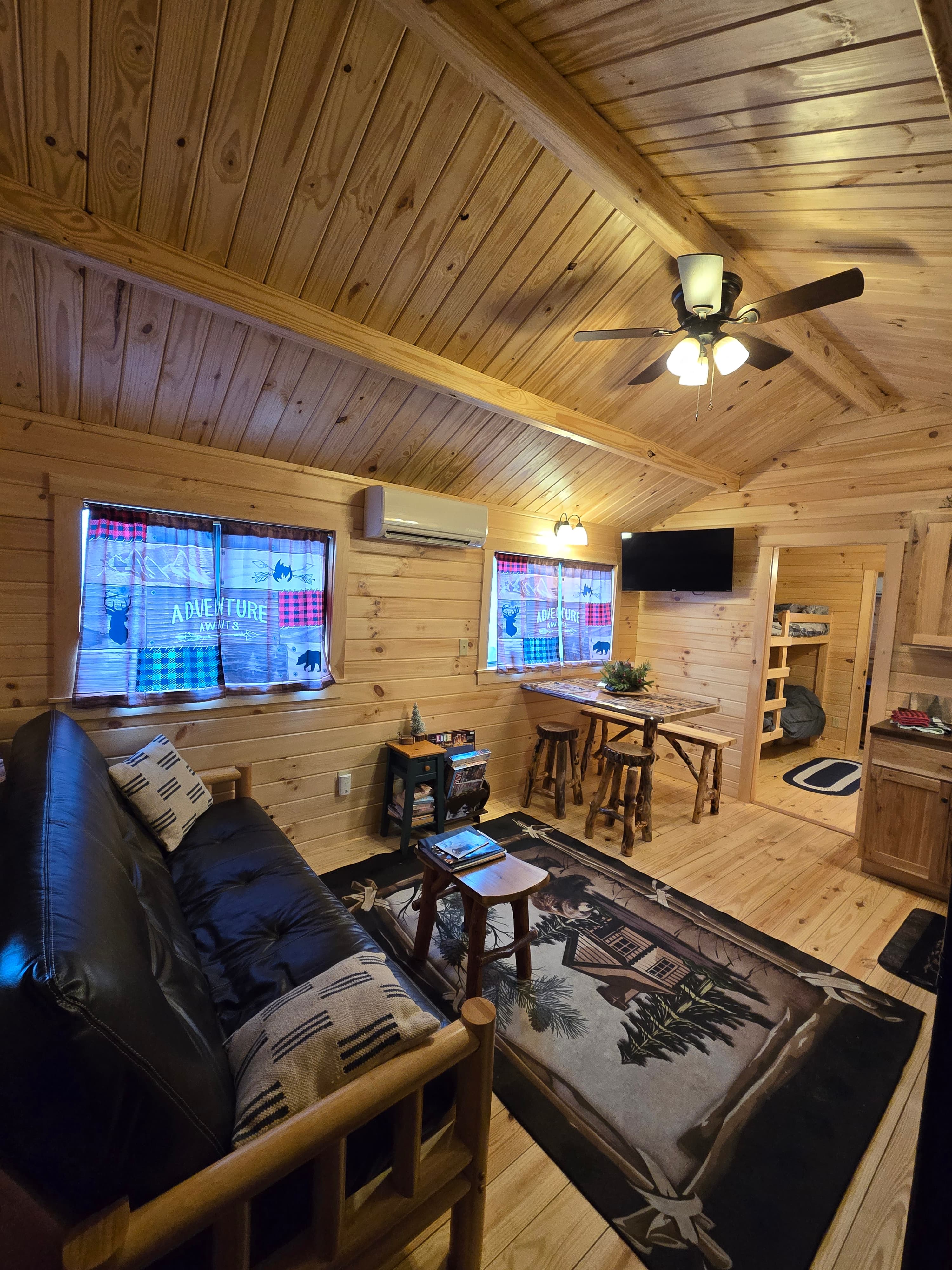 Cozy Cabin Living Spaces 1