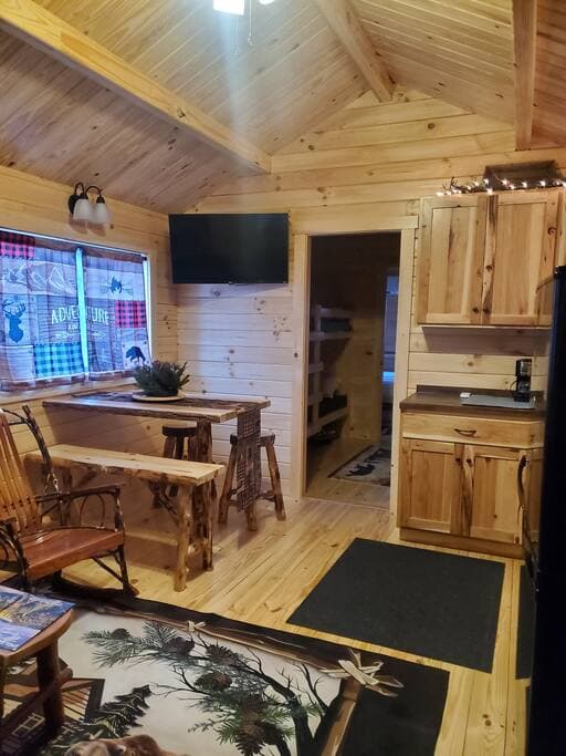 Cozy Cabin Living Spaces 4