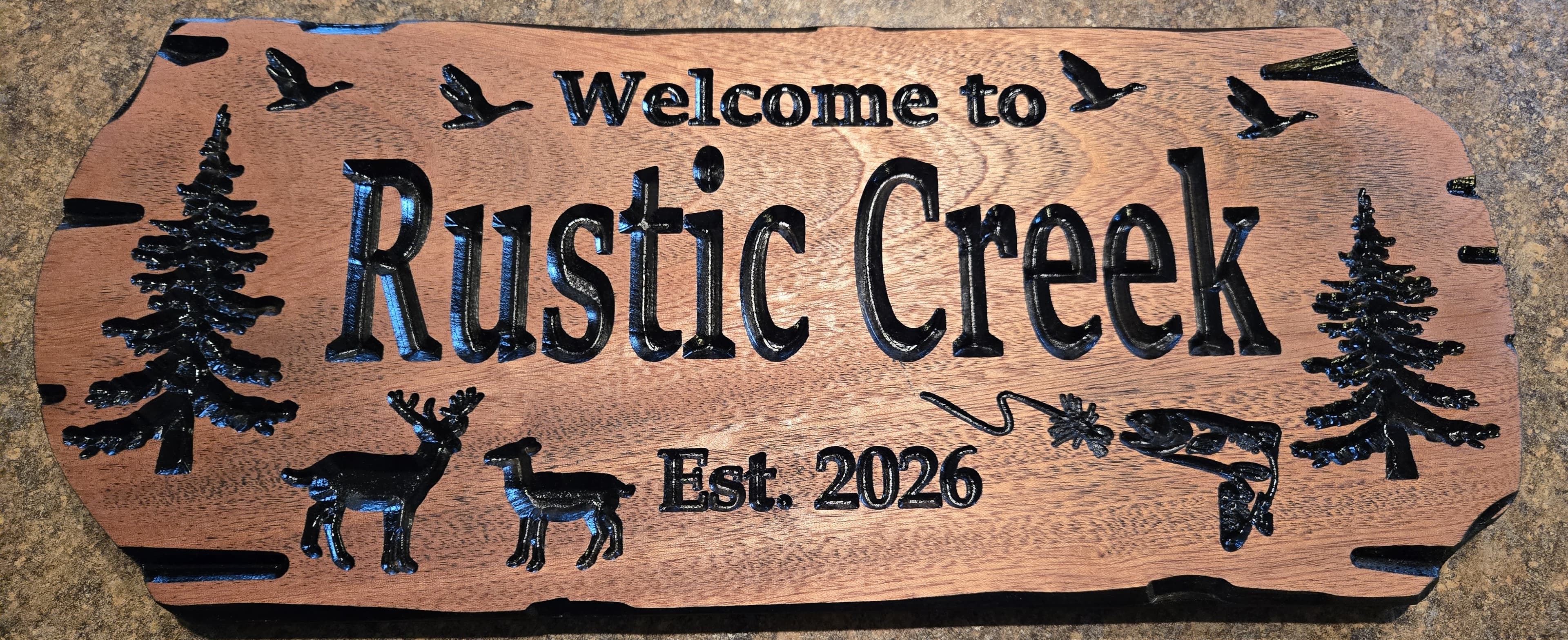 Rustic Creek Cabin & Surroundings 1